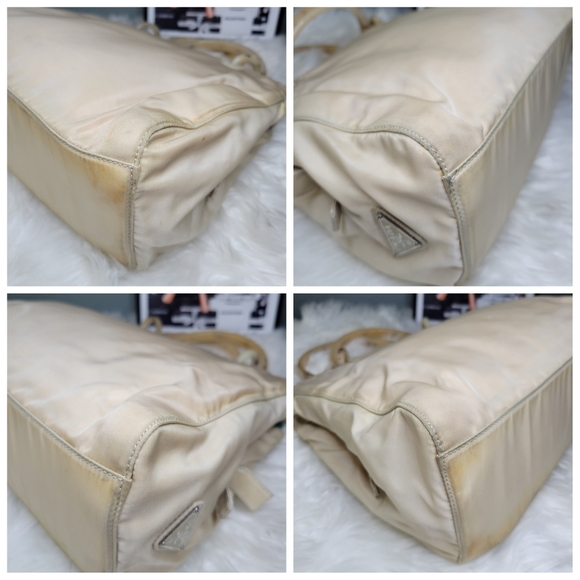 PRADA Nylon Tessuto Beige Handbag - Picture 9 of 9